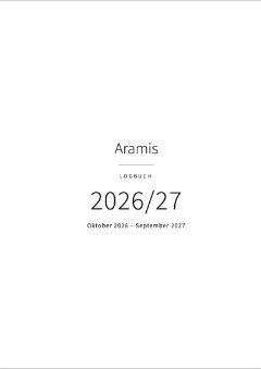 Umschlag ohne Foto: Aramis, Logbuch 2026/27