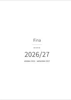 Copertina senza foto: Fina, Diario 2026/27